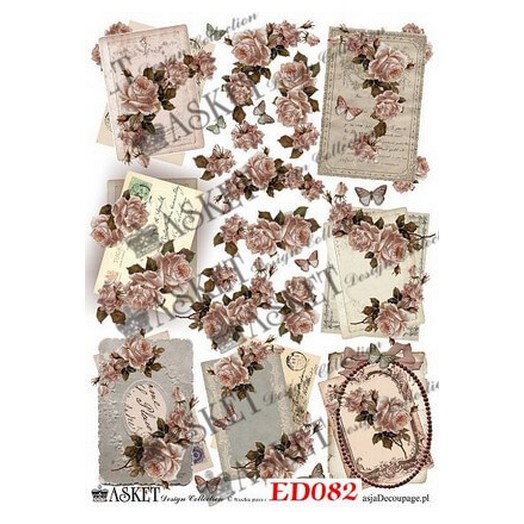 Χαρτί Decoupage Asket 30x40cm, ED082 1 Χαρτί Decoupage Asket 30x40cm, ED082