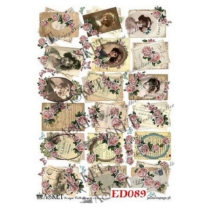 Χαρτί Decoupage Asket 30x40cm, ED089