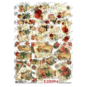 Χαρτί Decoupage Asket 30x40cm, ED094