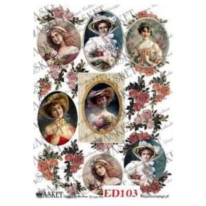 Χαρτί Decoupage Asket 30x40cm, ED103