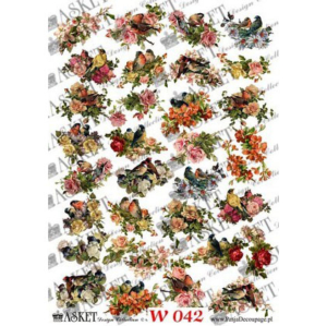Χαρτί Decoupage Asket 30x40cm, W042