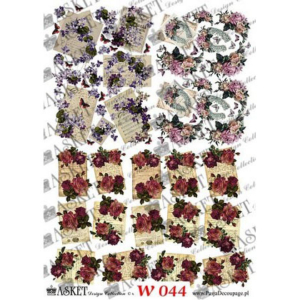Χαρτί Decoupage Asket 30x40cm, W044