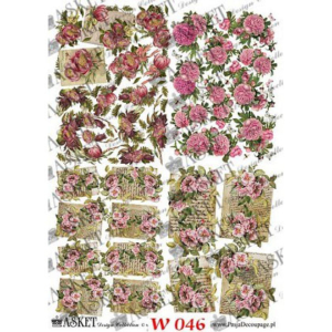 Χαρτί Decoupage Asket 30x40cm, W046