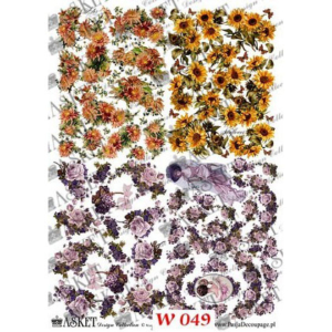 Χαρτί Decoupage Asket 30x40cm, W049