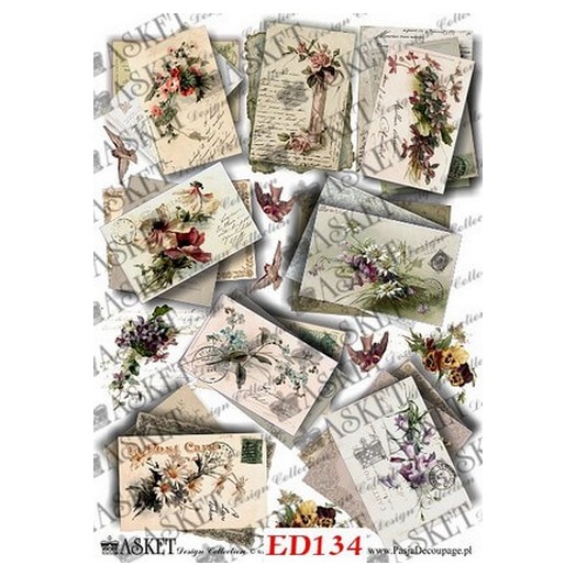Χαρτί Decoupage Asket 30x40cm, ED134 1 Χαρτί Decoupage Asket 30x40cm, ED134