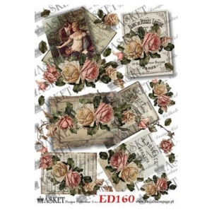 Χαρτί Decoupage Asket 30x40cm, ED160