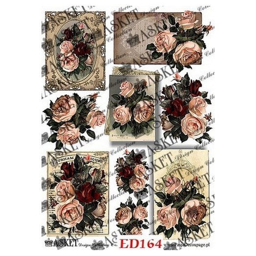 Χαρτί Decoupage Asket 30x40cm, ED164 1 Χαρτί Decoupage Asket 30x40cm, ED164
