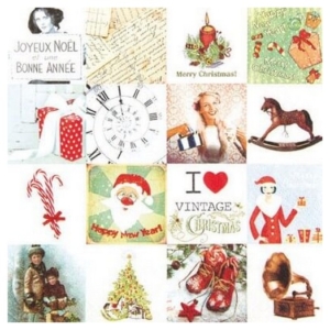 Χαρτοπετσέτα για Decoupage, Χριστουγεννιάτικη, 1τεμ. 611415