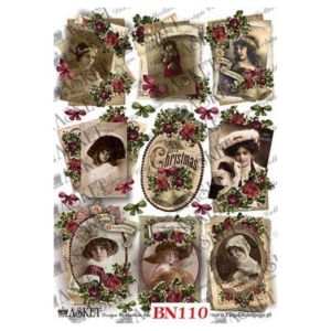 Χαρτί Decoupage Asket 30x40cm, Christmas, BN110