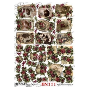 Χαρτί Decoupage Asket 30x40cm, Christmas, BN111