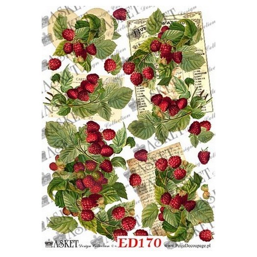 Χαρτί Decoupage Asket 30x40cm, ED170 1 Χαρτί Decoupage Asket 30x40cm, ED170