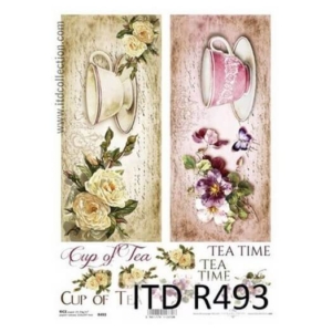 Ριζόχαρτο ITD, 21x29cm, Tea Time, R493