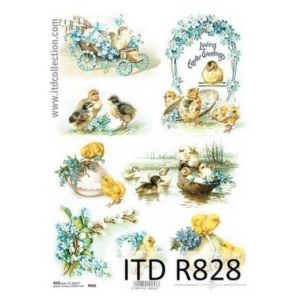 Ριζόχαρτο πασχαλινό ITD Collection, 21x29cm, R828