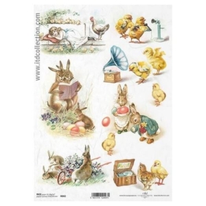 Ριζόχαρτο πασχαλινό ITD Collection, 21x29cm, R842