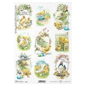 Ριζόχαρτο πασχαλινό ITD Collection, 21x29cm, R845