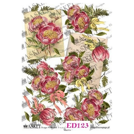 Χαρτί Decoupage Asket 30x40cm, ED123 1 Χαρτί Decoupage Asket 30x40cm, ED123