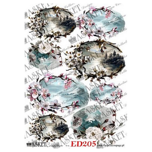 Χαρτί Decoupage Asket 30x40cm, ED205 1 Χαρτί Decoupage Asket 30x40cm, ED205