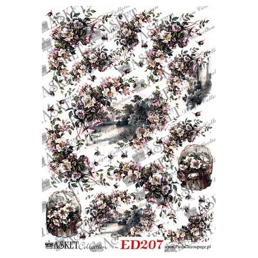 Χαρτί Decoupage Asket 30x40cm, ED207 1 Χαρτί Decoupage Asket 30x40cm, ED207