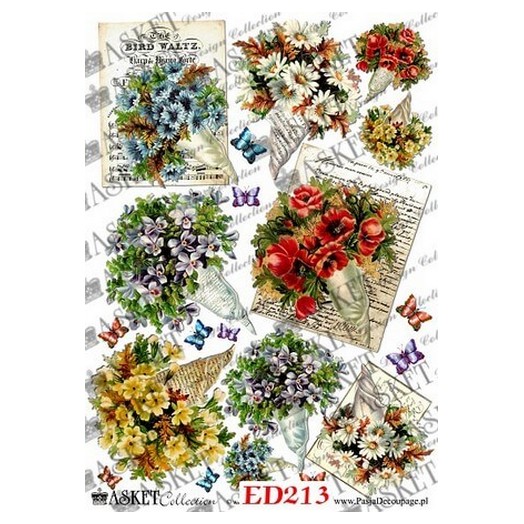 Χαρτί Decoupage Asket 30x40cm, ED213 1 Χαρτί Decoupage Asket 30x40cm, ED213