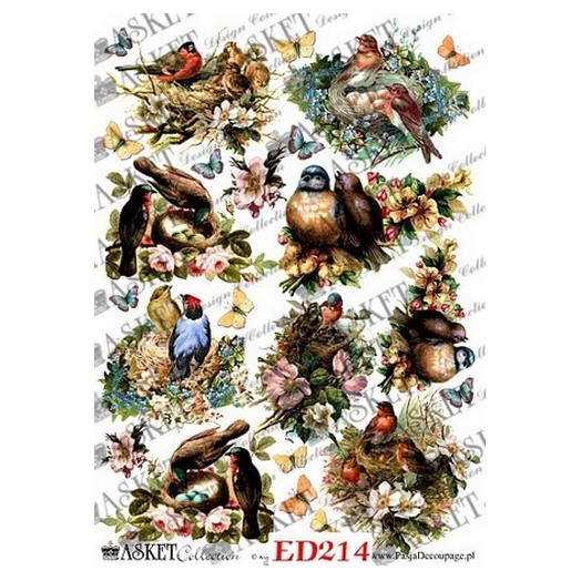 Χαρτί Decoupage Asket 30x40cm, ED214 1 Χαρτί Decoupage Asket 30x40cm, ED214