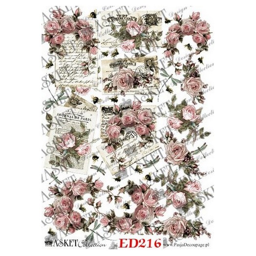 Χαρτί Decoupage Asket 30x40cm, ED216 1 Χαρτί Decoupage Asket 30x40cm, ED216
