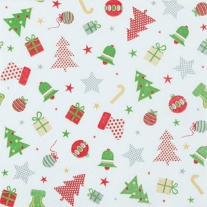 Χαρτοπετσέτα για Decoupage, Χριστουγεννιάτικη, 1τεμ. 611720