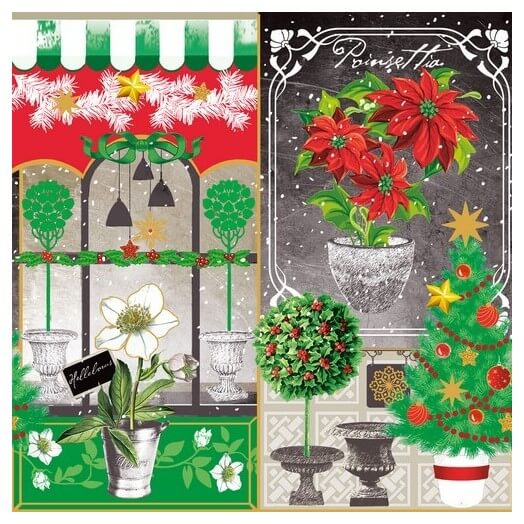 Χαρτοπετσέτα για Decoupage, Xmas Collage, 1τεμ. 75063 1 Χαρτοπετσέτα για Decoupage, Xmas Collage, 1τεμ. 75063