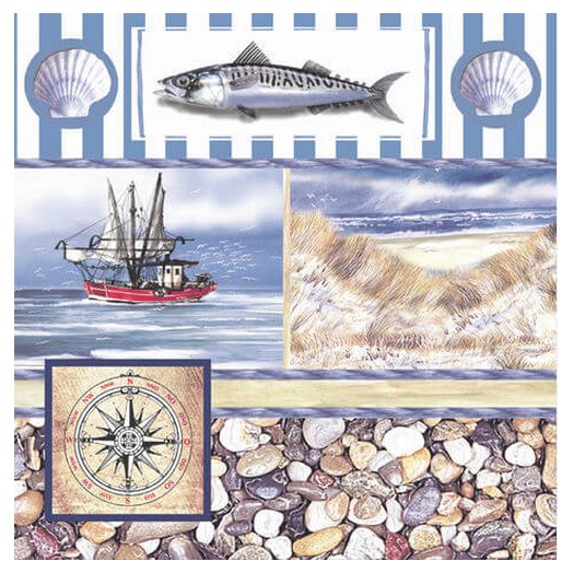 Χαρτοπετσέτα για Decoupage Ti-flair Maquereau, 1τεμ. 370350 1 Χαρτοπετσέτα για Decoupage Ti-flair Maquereau, 1τεμ. 370350