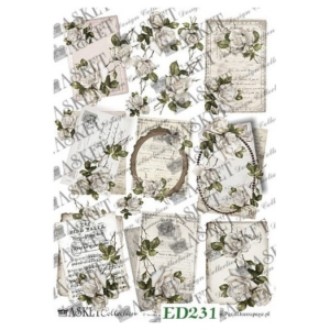 Χαρτί Decoupage Asket 30x40cm, ED231