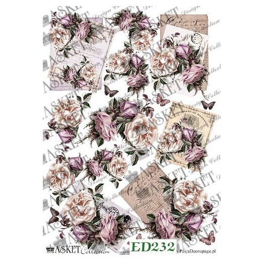 Χαρτί Decoupage Asket 30x40cm, ED232 1 Χαρτί Decoupage Asket 30x40cm, ED232