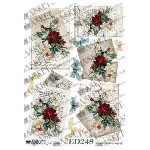 Χαρτί Decoupage Asket 30x40cm, ED249