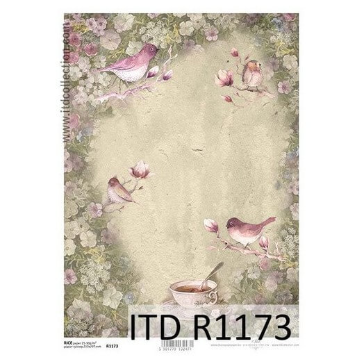 Ριζόχαρτο ITD Collection, 21x29cm, R1173 1 Ριζόχαρτο ITD Collection, 21x29cm, R1173