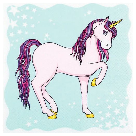 Χαρτοπετσέτα για Decoupage Unicorn, 1 τεμ. 211843 1 Χαρτοπετσέτα για Decoupage Unicorn, 1 τεμ. 211843