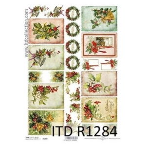 Ριζόχαρτο ITD Χριστουγεννιάτικο, 21x29cm, R1284