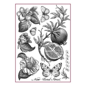 Ριζόχαρτο Stamperia 21x29cm A4, Pomegranates DFSA4302