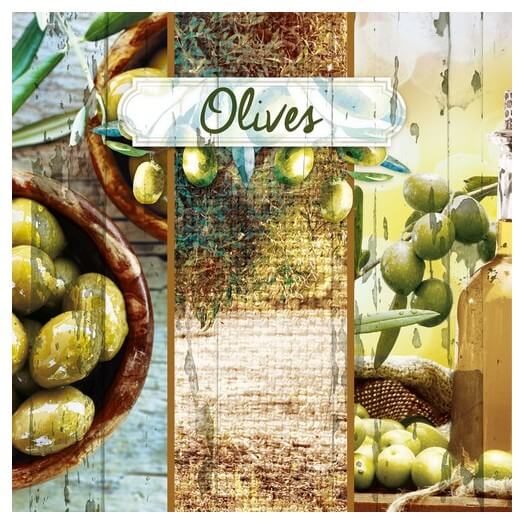 Χαρτοπετσέτα για Decoupage, Olive Garden, 1 τεμ. 75123 1 Χαρτοπετσέτα για Decoupage, Olive Garden, 1 τεμ. 75123
