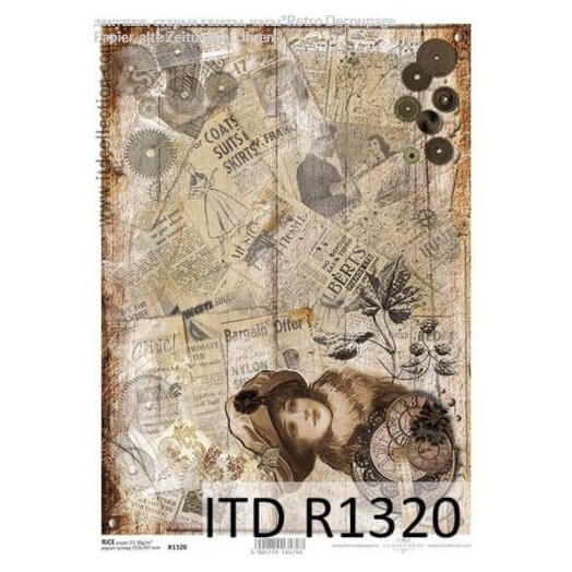 Ριζόχαρτο ITD Collection, 21x29cm, R1320 1 Ριζόχαρτο ITD Collection, 21x29cm, R1320
