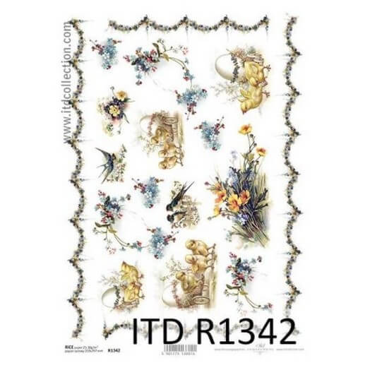 Ριζόχαρτο ITD Collection, 21x29cm, R1342 1 Ριζόχαρτο ITD Collection, 21x29cm, R1342