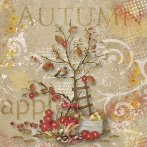 Χαρτοπετσέτα για decoupage, Apple Harvest,1 τεμ. 13312400