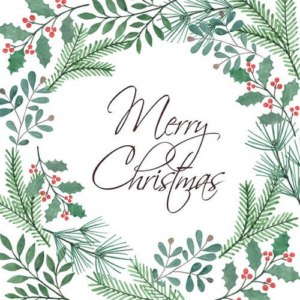 Χαρτοπετσέτα για Decoupage Χριστουγεννιάτικη, X-Mas Wreath, 1τεμ. 33311986