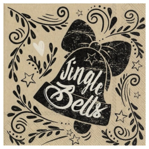 Χαρτοπετσέτα για Decoupage Χριστουγεννιάτικη, Vintage bell, 1τεμ. C799300