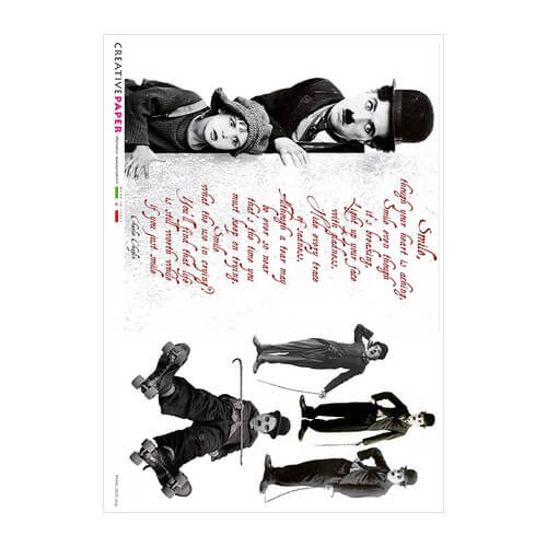 Ριζόχαρτο PaperD για Decoupage 32x45cm, PHRASES_0002, FRASI-0002-ENG 1 Ριζόχαρτο PaperD για Decoupage 32x45cm, PHRASES_0002, FRASI-0002-ENG