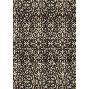 Ριζόχαρτο Stamperia 29,7x42cm A3, Arabesque with black background DFSA3012