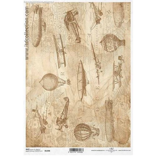 Ριζόχαρτο ITD Collection, 21x29cm, R1398 1 Ριζόχαρτο ITD Collection, 21x29cm, R1398
