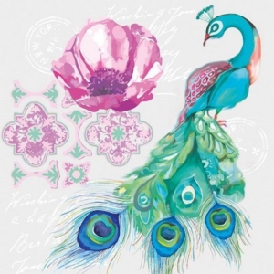 Χαρτοπετσέτα για Decoupage, Flower peacock, 1 τεμ. SDOG029201