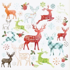 Χαρτοπετσέτα για Decoupage, X-Mas Deer, 1τεμ. 33313975