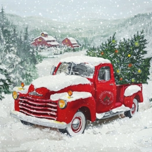 Χαρτοπετσέτα για Decoupage, Christmas Truck, 1τεμ. 33313550