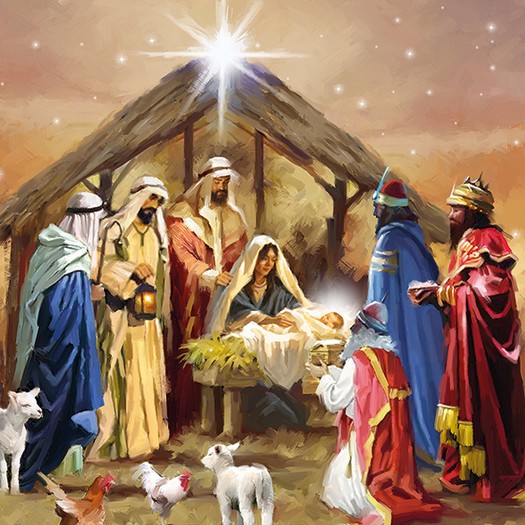 Χαρτοπετσέτα για Decoupage, Nativity Collage, 1τεμ. 33310785 1 Χαρτοπετσέτα για Decoupage, Nativity Collage, 1τεμ. 33310785