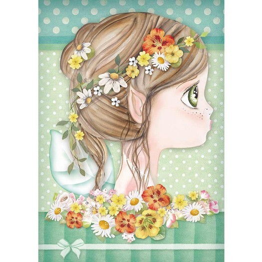 Ριζόχαρτο Stamperia 21x29cm A4, Daisy fairy DFSA4410 1 Ριζόχαρτο Stamperia 21x29cm A4, Daisy fairy DFSA4410