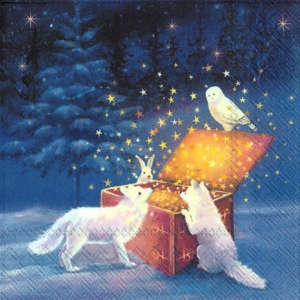 Χαρτοπετσέτα για Decoupage, Magical winter scene, 1τεμ. L821200